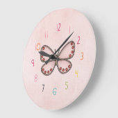 Mädchen nummerierten Schmetterling Uhr (Winkel)