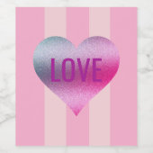 Mädchen nur Bachelorette Dusche Party Weinkeller Weinetikett (Einzelnes Label)