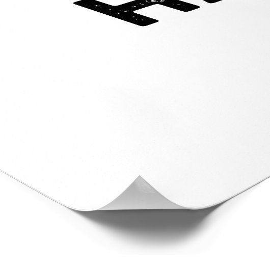 Mädchen nur Bunna haben Spaß lustige Burger Puff Poster (Ecke)