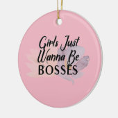 Mädchen nur wollen Bosse Ornament (Links)