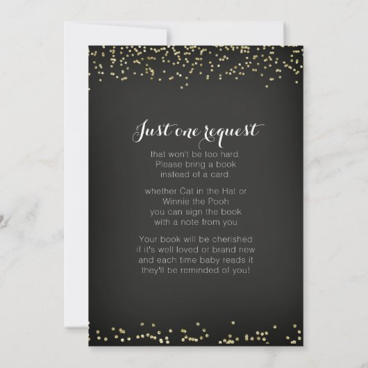 Mädchen oder Baby-Dusche Einladung kombiniert (Rückseite)