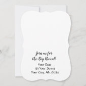 Mädchen oder Junge? Einladung (Rückseite)