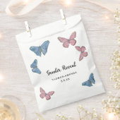 Mädchen oder Junge. Geschlechtsankündigung Geschenktütchen (Ausgeschnitten)