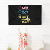 Mädchen oder Junge machen sich keine Sorgen darübe Banner (Insitu)