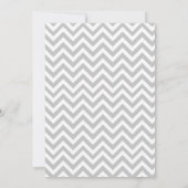 Mädchen oder Junge? Rosa und blaues Baby-Gender-Pa Einladung (Rückseite)