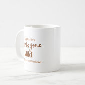 Mädchen ohne Grenzen Stylishes Skript Bach Strand  Kaffeetasse (Vorderseite Links)