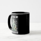 Mädchen, Ohrringe, Liberalstatus Amerikaner Tasse (Vorderseite Links)