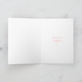 Mädchen OMG! Auf Wiedersehen Klammer-hallo Karte (Innenseite)