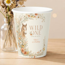 Mädchen Orange Wildblume Wilde Eins 1. Geburtstag