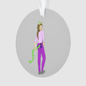Mädchen Ornament (Vorderseite)