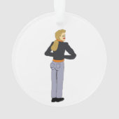 Mädchen Ornament (Rückseite)