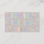 Mädchen Pakenham - heilendes Stein-Muster Visitenkarte (Rückseite)