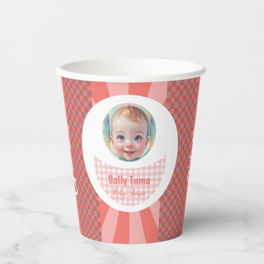 Mädchen Pappbecher (Vorderseite)