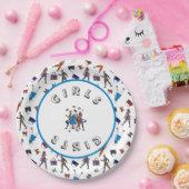 Mädchen Pappteller (Party)