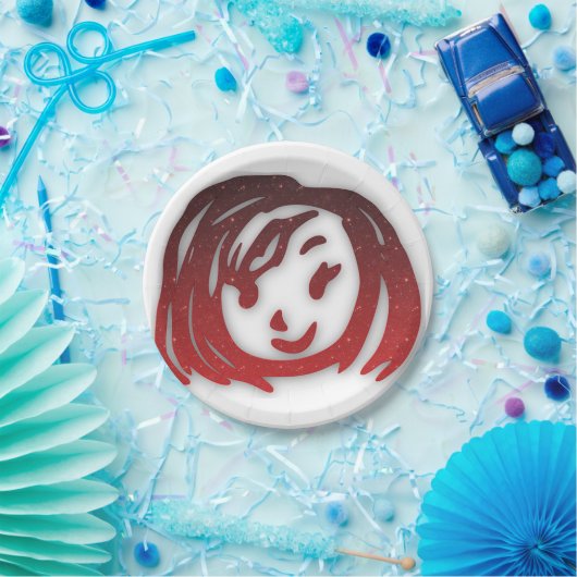 Mädchen Pappteller (Party)