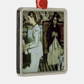 Mädchen Pauls Cezanne | am Klavier, 1868-69 Silbernes Ornament (Rechts)
