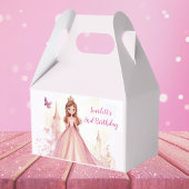 Mädchen Personalisiert Rosa Prinzessin Geburtstag Geschenkschachtel