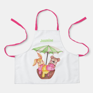 Mädchen Personalisierte Niedliche Tiere Eiscreme S Schürze