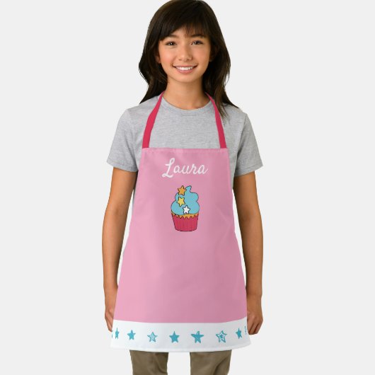 Mädchen Personalisierte Schürze für Backen (Insitu)