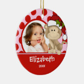 Mädchen-personalisierter Keramikornament (Rechts)