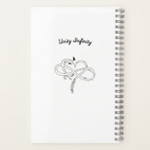 Mädchen & Pferd Notizblock (Rückseite)