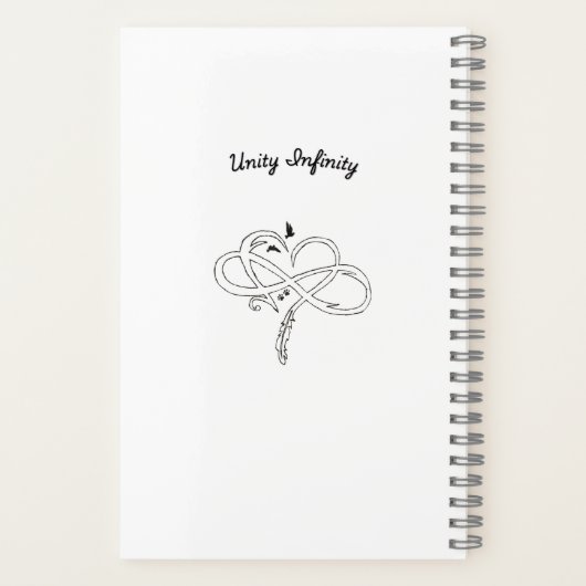 Mädchen & Pferd Notizblock (Rückseite)