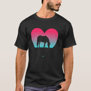 Mädchen Pferdeliebhaber-Shirts Jungen Frauen die P T-Shirt