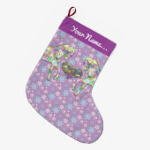 Mädchen-PferdeweihnachtsStrumpf Großer Weihnachtsstrumpf (Vorderansicht (hängend))