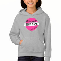 Mädchen Pink Softball Custom Team Name Fastpech