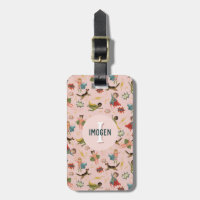 Mädchen Pink Superhero Monogramm und Name Kinder