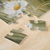 Mädchen-Pony-Gebirgs-Wiesen-Gemälde Puzzle (Seite)
