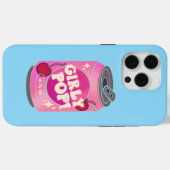 Mädchen-Pop-Cherry-Soda-Dose | Retro Y2K Rosa Case-Mate iPhone Hülle (Rückseite (Horizontal))