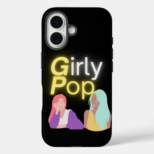 Mädchen-Pop-Handy Case-Mate iPhone Hülle (Rückseite)