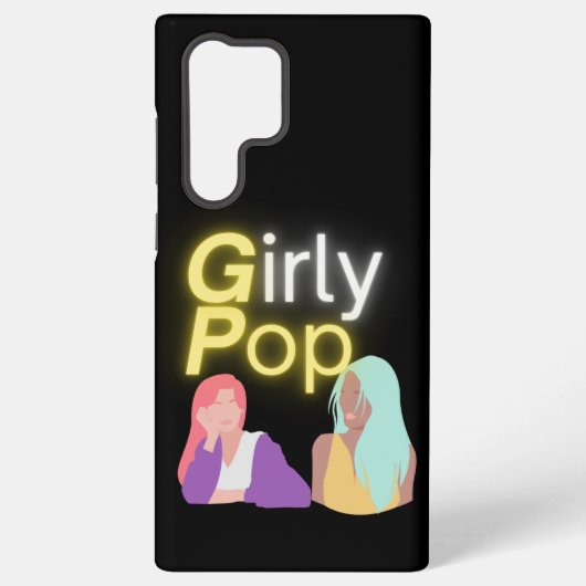 Mädchen-Pop-Handy Samsung Galaxy Hülle (Rückseite)