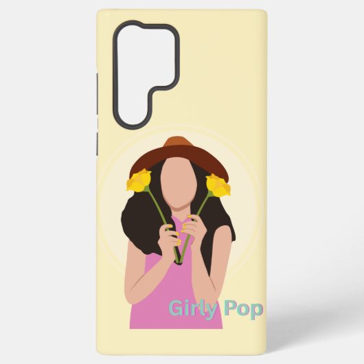 Mädchen-Pop-Handyhülle Samsung Galaxy Hülle (Rückseite)