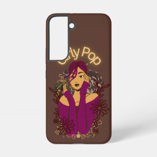 Mädchen-Pop-Lila-Handyhülle Samsung Galaxy Hülle