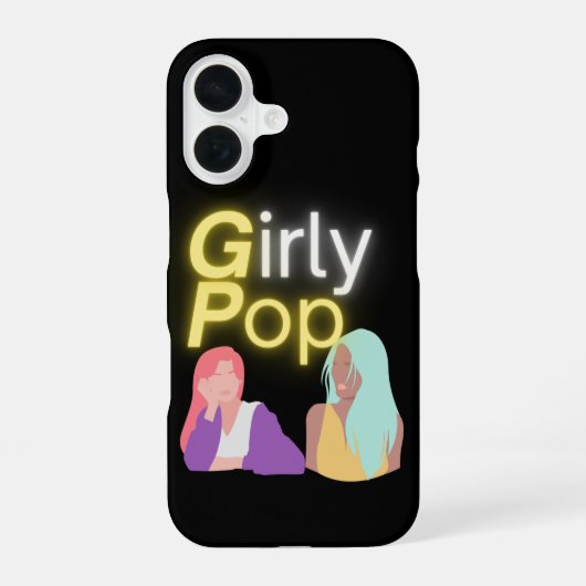 Mädchen-Pop-Telefon iPhone 16 Hülle (Rückseite)