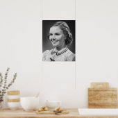 Mädchen posiert im Studio Poster (Küche)