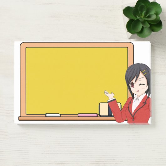 Mädchen Post-it Klebezettel (Büro)