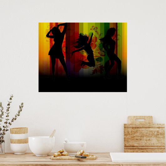 Mädchen Poster (Küche)