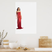 Mädchen Poster (Küche)