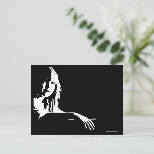 Mädchen Postkarte (Stehend Vorderseite)