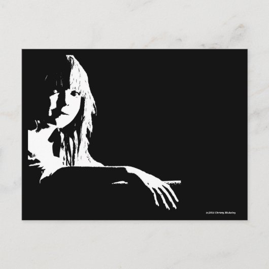 Mädchen Postkarte (Vorderseite)