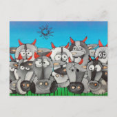 Mädchen Postkarte (Vorderseite)