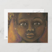 Mädchen Postkarte (Vorne/Hinten)