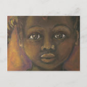 Mädchen Postkarte (Vorderseite)