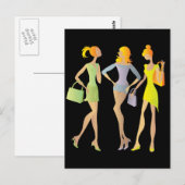 Mädchen Postkarte (Vorne/Hinten)