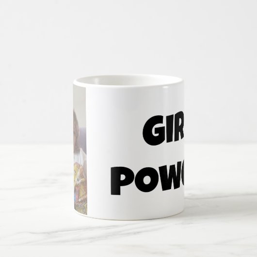 Mädchen Power 1 Kaffeetasse (Mittel)