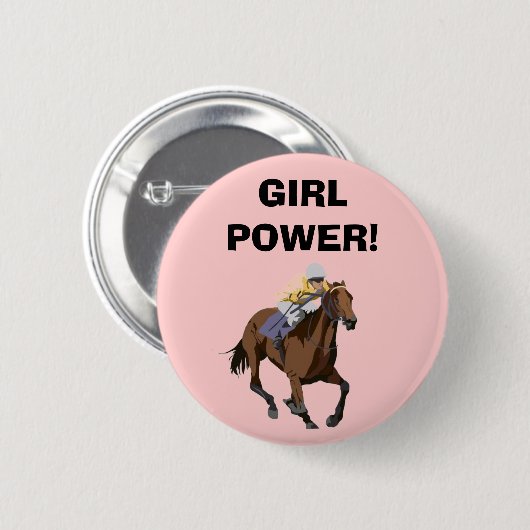 MÄDCHEN-POWER! BUTTON (Vorne & Hinten)