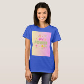 Mädchen-Power-Design T-Shirt (Vorne ganz)